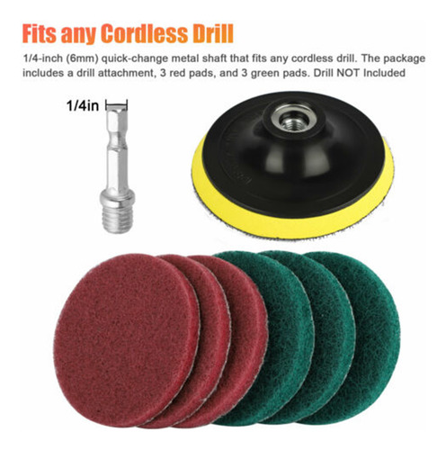 Juego De Accesorios Para Cepillos De Taladro, Kit De Limpiez