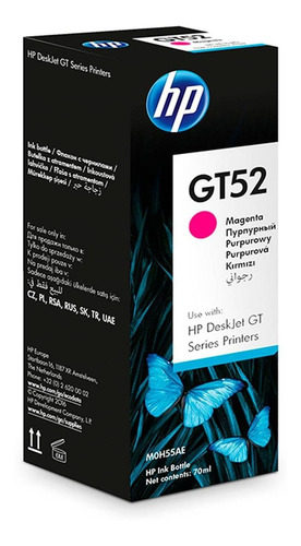 Botella De Tinta Original Magenta Hp Gt52 M0h55al