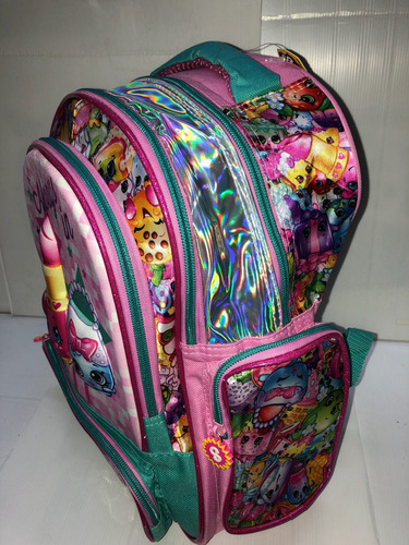 Imagen 2 de 4 de Mochila 14 Espada Shopkins Original. Duendesyprincesas