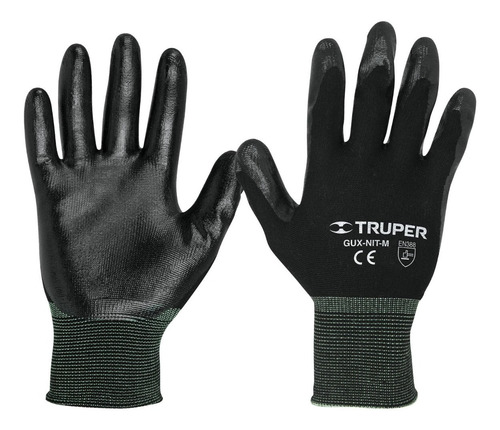 Guantes Nylon Recubierto Nitrilo Grande Truper 13295