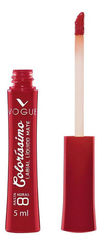 Labial Liquido Vogue Indeleble Larga Duración Colorisimo 5ml Fruto Silvertre Matte