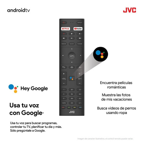 Imagen 2 de 4 de Televisor Smartv Jvc 50 Pulgadas 4k Android 11