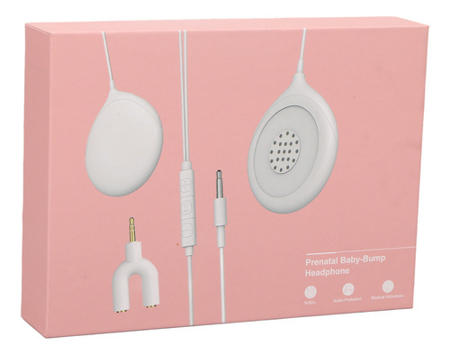 Belly Speakers Prenatal Music Splitter 12 Sticker Headphone