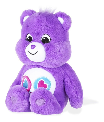 Care Bears Share Bear Stuffed Animal, 14 Inches , Purple