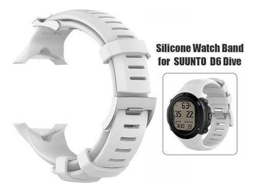Hebilla De Correa De Muñeca De Silicona Para Suunto D6