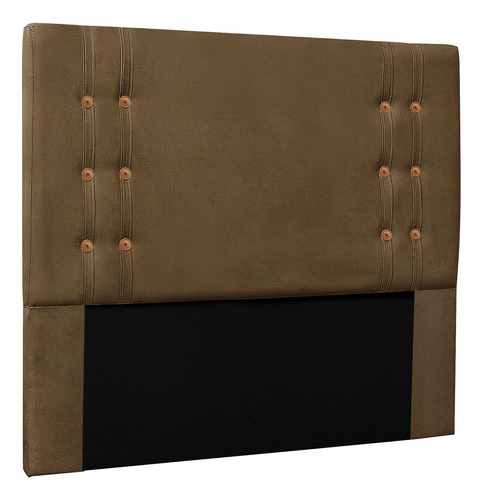 Kit Recamier E Cabeceira Santorini Spz 195cm King Suede Cor Caramelo-1101