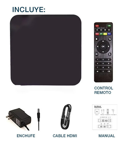 Tv Box Smart 4k 8gb Flash 128gb Sí! El Que Buscas! Negro Estándar