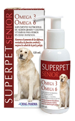 Aceite Omega 3-6 Superpet Perro Senior 125ml. Np