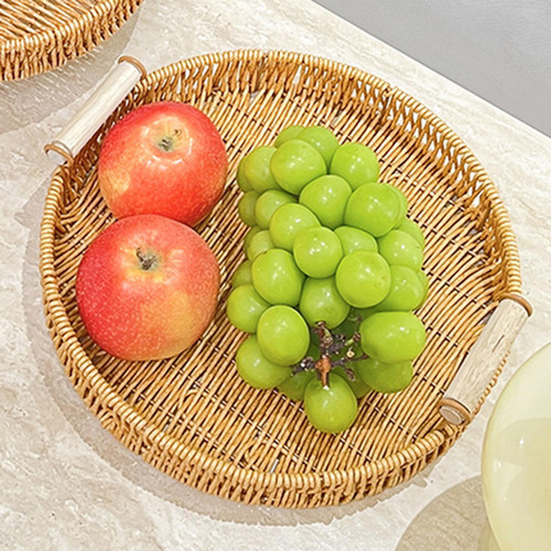 Bandeja Tejida Para Servir, Cesta De Frutas, Centro De M