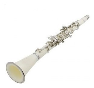 Clarinete Blanco Parquer Sib Abs Llaves Niqueladas Cuota