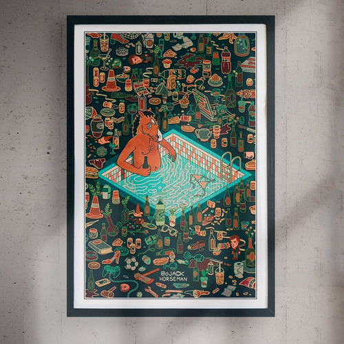 Cuadro 60x40 Series - Bojack Horseman - Poster