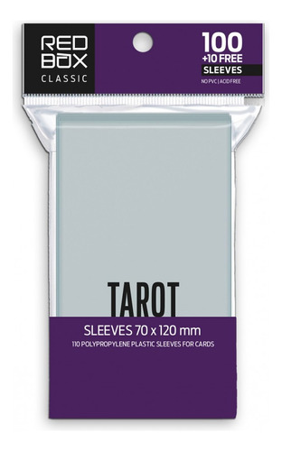 Folio Protector Cartas Tarot (70 X 120) - 110 Unidades Buró