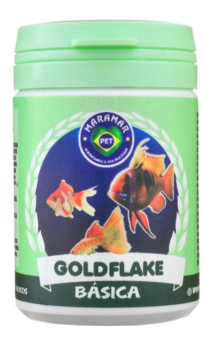Ração Para Peixes Goldflake Básica 12g Maramar