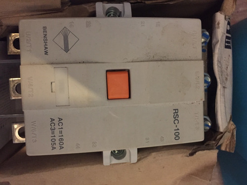 Contactor Benshaw Rsc-100 O 125, Trane Ctr02837 (Reacondicionado)