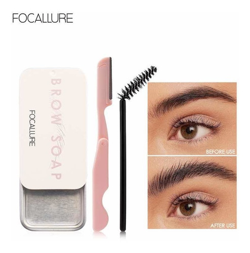 Focallure Jabón De Cejas Brow Soap + Perfilador