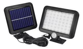 Lâmpada Solar Exterior Luz Solar Impermeável Jardim 56 Led