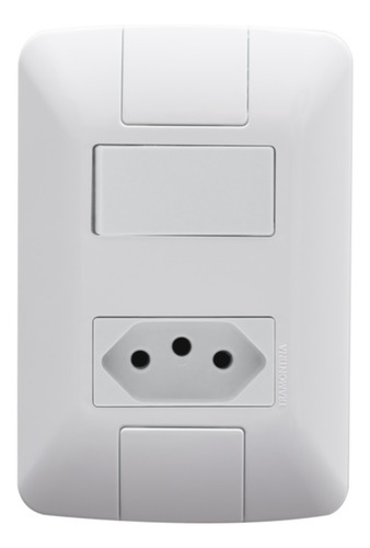 Tomada Com Interruptor 20a + Tecla 6a Tramontina Linha Aria