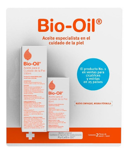 Bio Oil Aceite Para El Cuerpo De 200 Ml + Aceite De 60 Ml