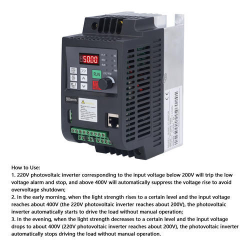 Inversor De Frecuencia Nflixin Variable Drive Vfd Solar