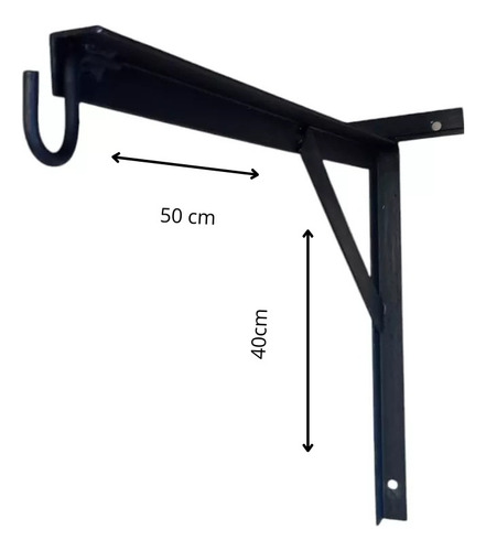 Mega Combo Boxeo Bolsa Box Guantin Soga Soporte Hand Grip Negro