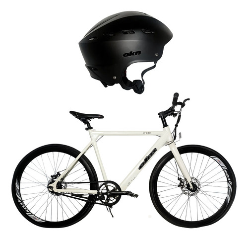 Bicicleta Electrica Asistida Okinoi E-bike Okn4 + Casco