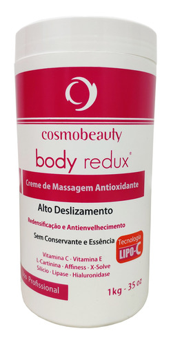 Creme De Massagem Lipo C Anticelulite Redutor Cosmobeauty 