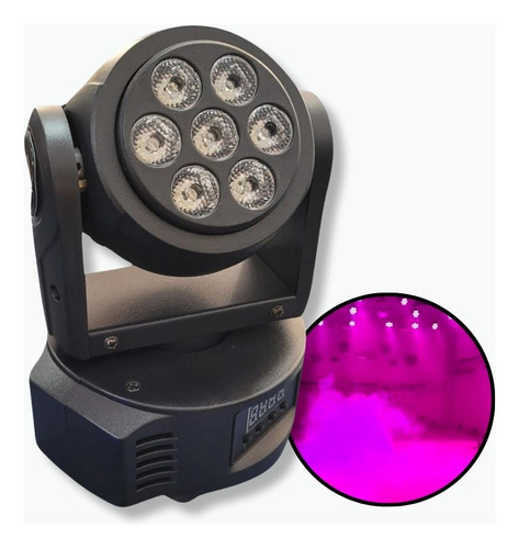 Mini Moving St-m002 Rgbw Head Led Wash 7 Led 9 Canais Bivolt