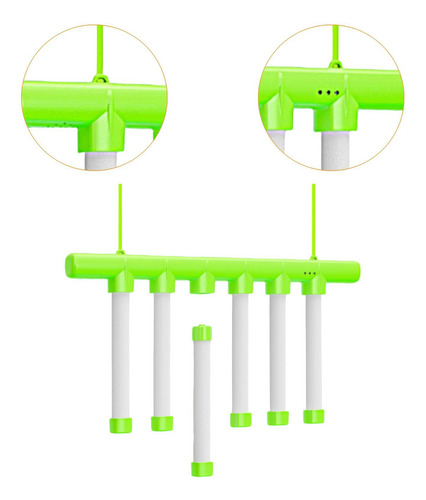 Juego De Atrapar Palos, Juego De Coordinación Verde