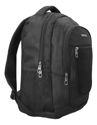 Mochila Hombre Moda Urbana con Porta Laptop y USB Mochila Impermeable Negro  - Real Plaza