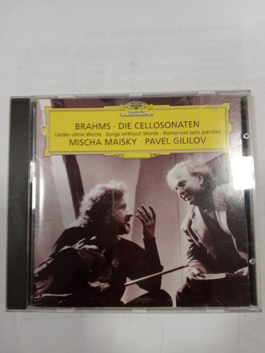 Cd - Brahms Die Cellosonaten Maisky Gililov