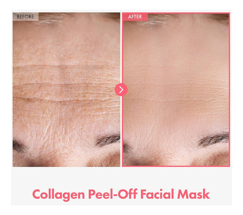 Real Collagen Fit, Máscara De Embalagem De Colágeno Hidrolis