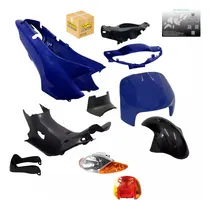 Comprar Kit Plasticos Para Motomel Blitz 110 Tunning + Kit De Faros