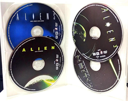 Quadrilogia Alien 79/86/92/97-novos-originais