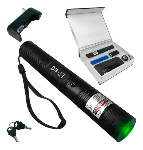 Super Caneta Laser Pointer Feixe Luz Verde Forte C/ Efeitos