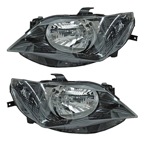 Par Faros Fondo Negro C/motor Seat Ibiza 13-17