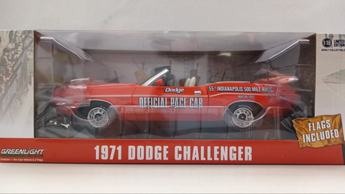 Dodge Challenger 1971 Convertible Escala 1 18 Marca Greenlig
