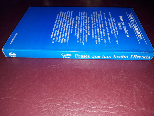 Frases Que Han Hecho Historia- Carlos Fisas (Usado)