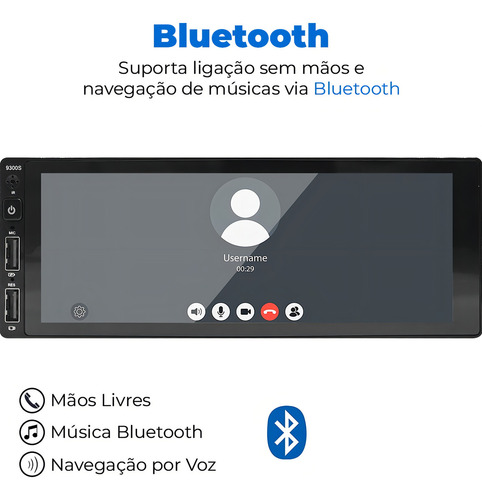 Câmera Ré Com Sistema De Áudio Universal E Rádio Fm
