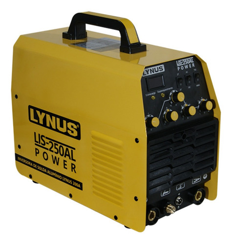 Imagem 1 de 4 de Máquina de solda inverter Lynus LIS-250AL amarela e preta 50Hz/60Hz 220V
