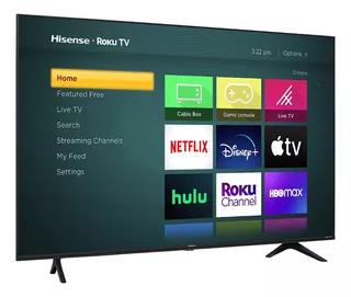 Pantalla Hisense De 75'' Uhd 1080p Smart Roku Tv Hdr 75r6e4