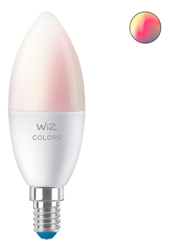 Imagen 2 de 8 de Foco Inteligente Color Led Wiz Smart Vela C37