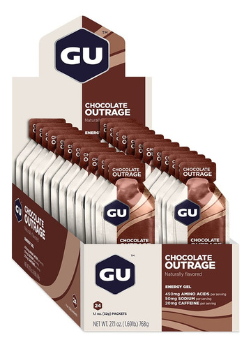 Gel Energizante Gu  Chocolate X 24 Und