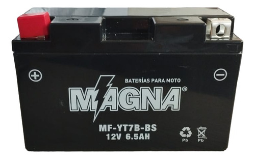 Batería Moto Seca Yamaha  Bws 125 Yt7b Bs