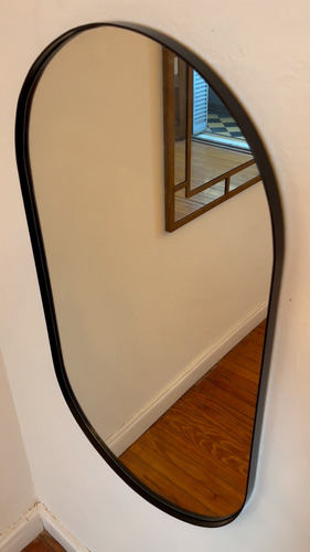 Espejo Premium Ovalado Pildora Marco De Hierro 150 X 60 Cm A Eleccion