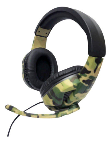 Fone De Ouvido Headset Gamer Camuflado Sez-881 Pro