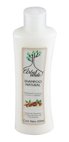 Imagen 7 de 10 de Shampoo Arbol Verde Hidrata Humecta Y Nutre Tu Cabello 500ml