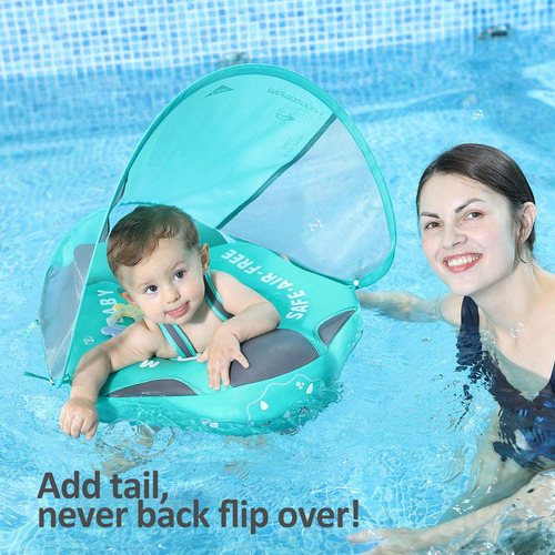 Flotador De Alberca Para Bebés Vq-ant Mambobaby Con Toldo No