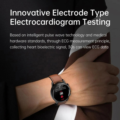 Reloj Inteligente E400 Para Monitorización De Ecg+ppg De Oxí
