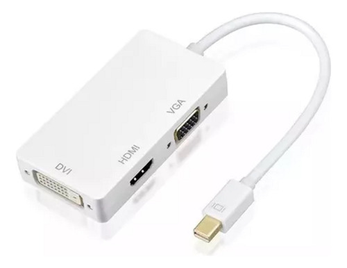 Adaptador Convertidor Mini Displayport A Vga Hdmi Y Dvi 