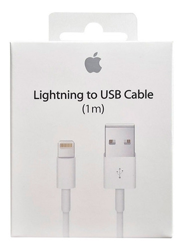 Cable USB 2.0 Apple Blanco USB Lightning